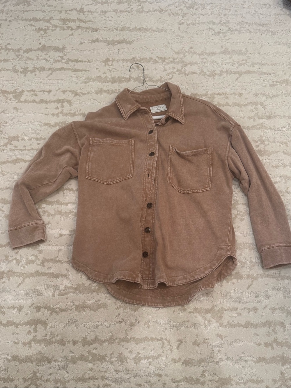 ZSupply All Day Tan Shacket size X small - Campfire